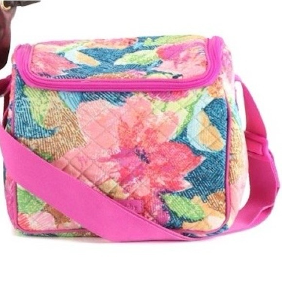 VERA BRADLEY Small Iconic Stay Cooler Lunch Box - Picture 2 of 6